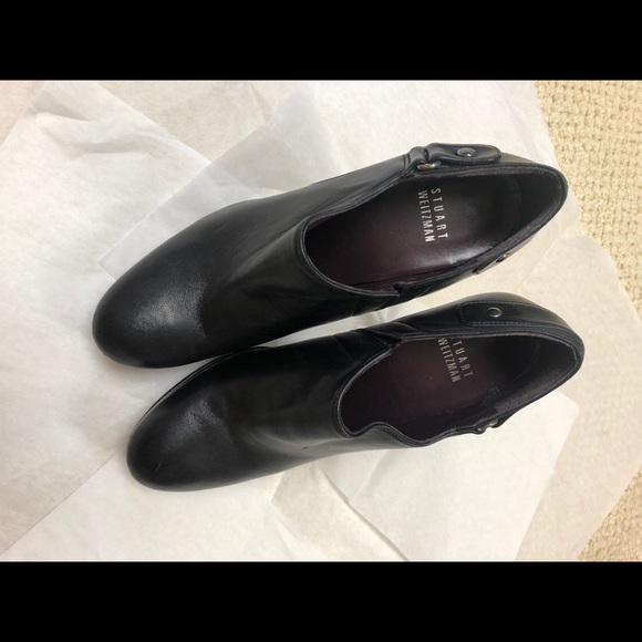 Stuart Weitzman Black Ankle Booties - Picture 2 of 6